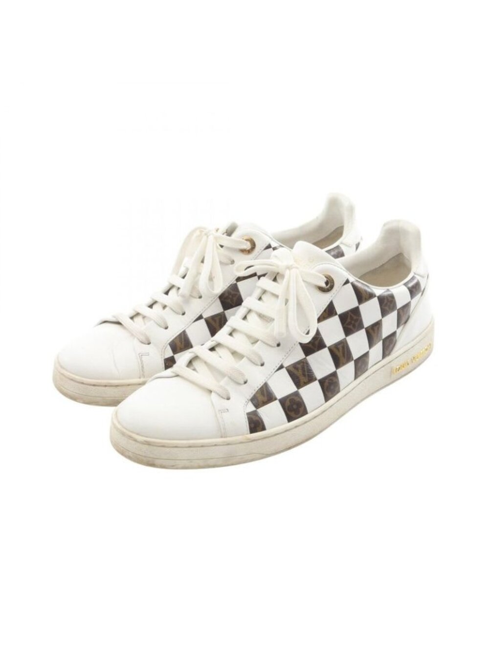 Louis Vuitton Sneakers Front Low Line Damier Monogram 1 A678 V Leather